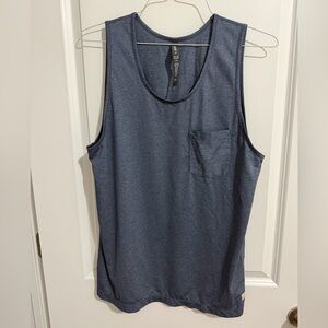 Vuori Men’s Navy Heather Tradewind Tank Top Size Medium